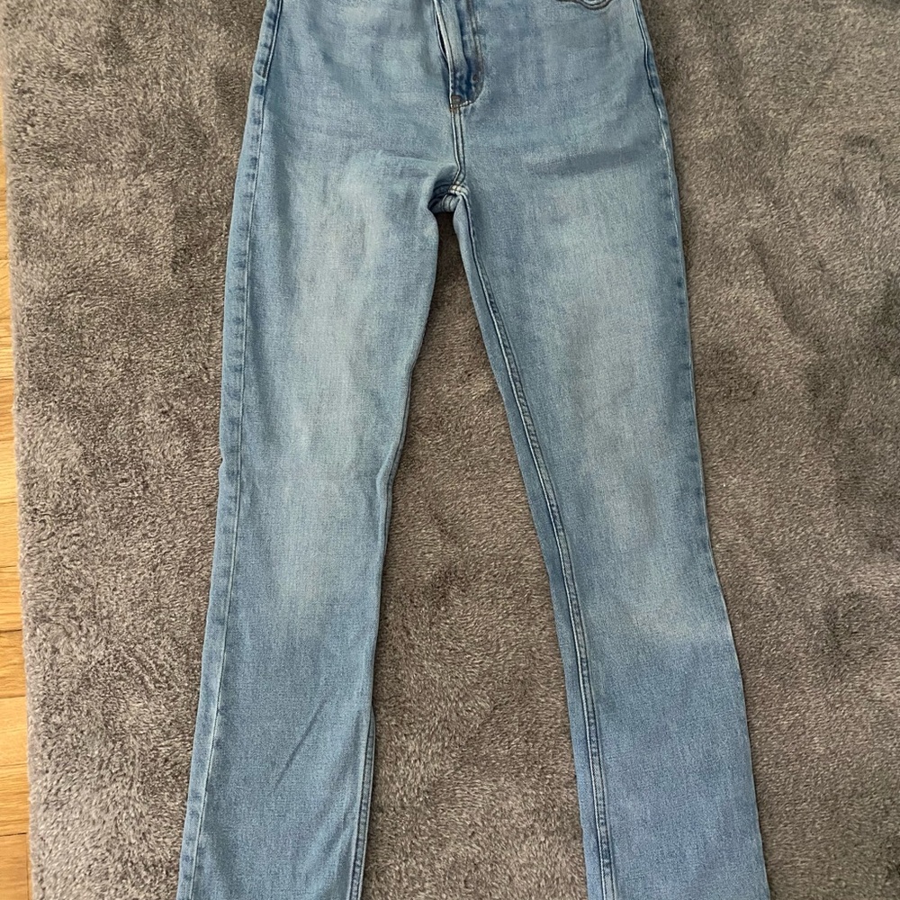Abercrombie & Fitch Light Blue High Rise Jeans